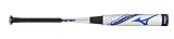 Mizuno B19-Maxcor Hot Metal BBCOR Baseball Bat (-3), Blue White 34"/31 oz.