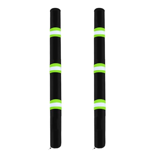 2Pcs with Reflective Stripe Boat Trailer Guide Pole Covers for Pontoon Fishing Boat Sailboat Trailer Waterproof Heavy Duty UV Fade Proof Canvas Protective Cover. (36)