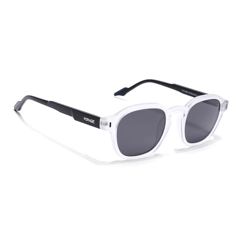 Image of Voyage Square UV Protected & Polarized Sunglasses for Men & Women