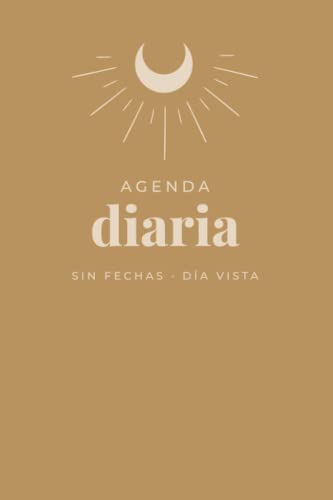 Agenda diaria sin fechas A5. DÍA VISTA con horas: Planificador diario | Planner diario