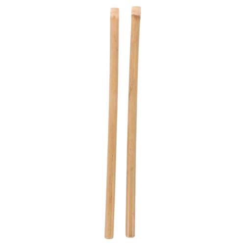 LIOOBO 1 par de baquetas de percusión antideslizantes para adultos, accesorios duraderos para batería para jazz, marcha y práctica miniatura 1