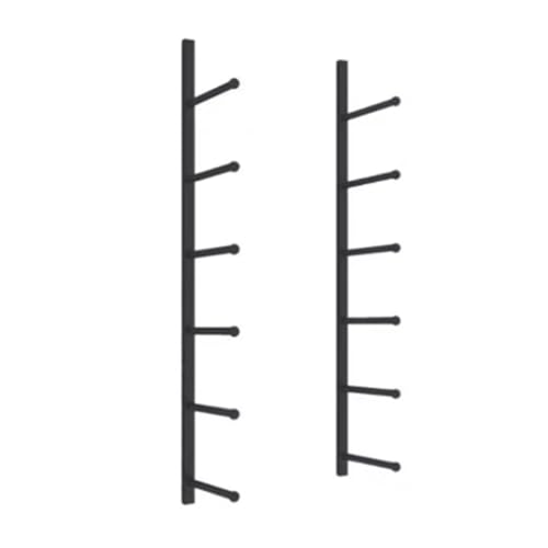 Soporte de pared para esterillas de yoga, organizador de metal y colgador de toallas comercial 2