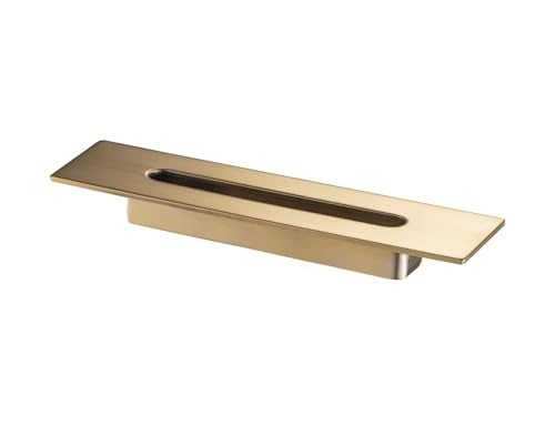 WOODBRIDGE Pop-up Drain for Freestanding Bathtub, with Stainless Steel Overflow, Brushed Gold Finish, Bathtub Drain Stopper Kit Fits Most Free Standing Tubs by WOODBRIDGE - Used condition - CA$107.20