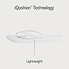 Fitflop Women's Iqushion Ergonomic Flip-Flops Toe Thong Sandals, Urban White, 4 UK #5