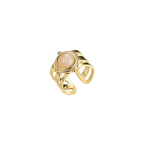 Tribal Spirit Damen Ring Edelstein Mayla Verstellbarer Fingerring Edelstahl 316L Cover