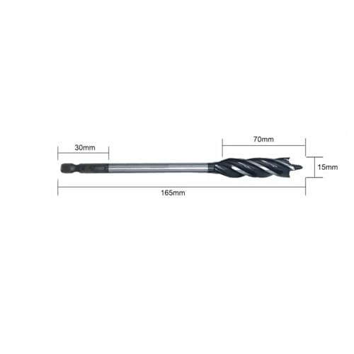 Foret de support de travail du bois en alliage de carbure 15mm 1 pièces