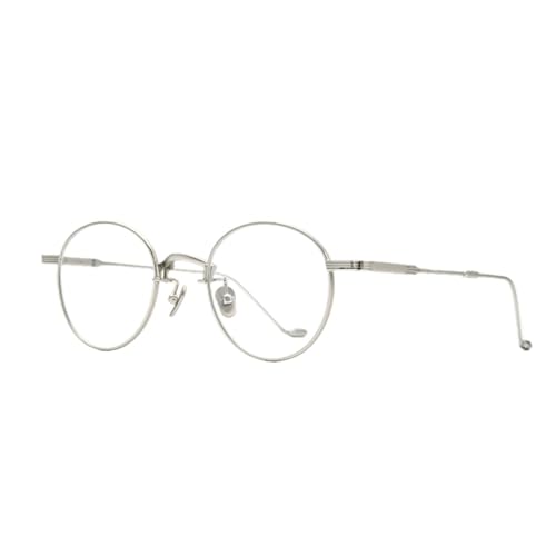 Gafas redondas de metal MUTYNE montura de aleación unisex lentes transparentes para hombre y mujer