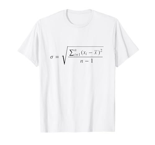 Standardabweichung Formel Statistik Stochastik Mathe T-Shirt