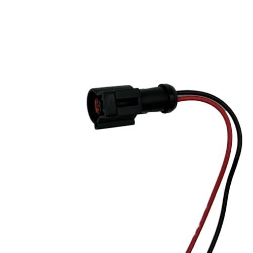 ABS Wheel Speed/Camshaft Position/Park Aid 2-Pin Connector Pigtail, OE 3U2Z-14S411-SVB 3U2Z-14S411-SVA F6DZ-14489-AL; Compatible with Ford F-150 Ranger Escape Taurus; Chevy Impala Cobalt HHR - Thumbnail 4