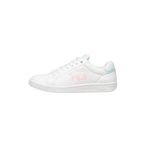 FILA Femme Crosscourt 2 NT Logo WMN Basket, White-Pale Rosette, 37 EU FILA Femme Crosscourt 2 NT Logo WMN Basket, White-Pale Rosette, 37 EU