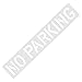 No Parking Lot Stencils, Long Lasting Marking Tool Material: Silicone, Pavement Painting Stencil, Parking Marking Template, Clear Letter Pattern Design, for Asphalt Concrete