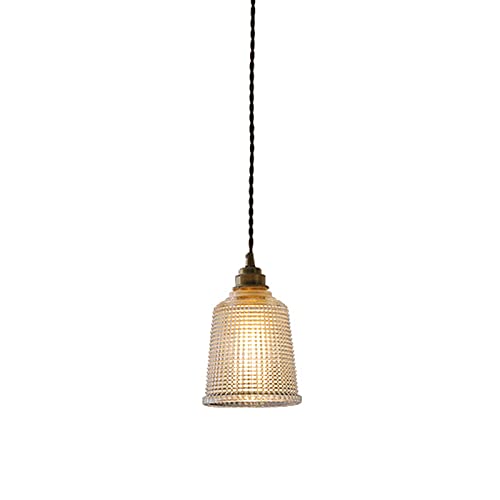 Lámparas colgantes de vidrio estilo nórdico retro para cocina y comedor