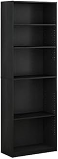 Furinno JAYA Simply Home 5-Shelf Bookcase, Black