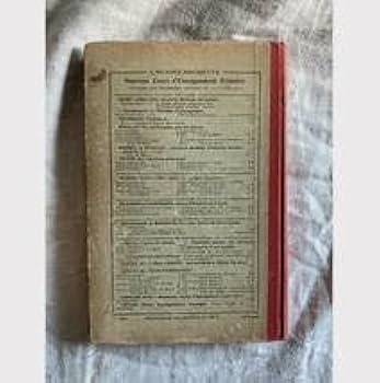Amazon.co.jp: フランス 1921年 出版 赤 教科書 フランス語 装丁