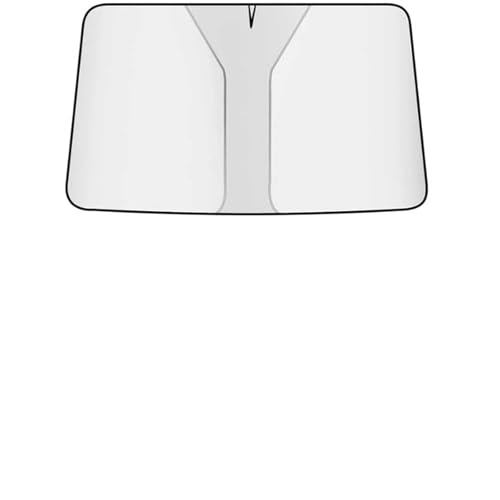 ZDDYUU Parasol Coche Delantero para LYNK&co 02 2018-2022, Parasol Auto Parabrisas Protección Rayos UV Proteger Accesorios Interior Plegable,Silver