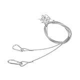 Supporte des charges élevées : le câble de sécurité renforcé pour éclairage et le câble en acier supportent efficacement jusqu'à 20 kg, idéal pour types d'équipements scéniques. câble de sécurité réglable avec verrou de sécurité
