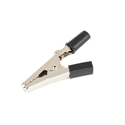 QIXIAMO 10 Pcs 55mm Metal Clips Cable Test Probe Welding Dual-use Test Clamp with Fixing Screws