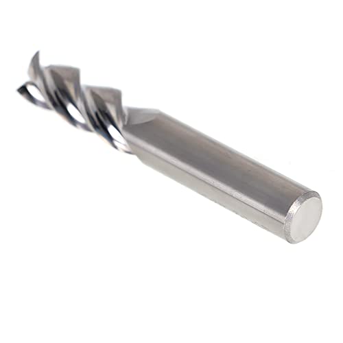 Image of findmall 5Pcs 3 /8 Inch Helix Carbide End Mill 3 Flute 1 Inch Length of Cut Fit for Aluminum Cut Non-Ferrous Metal Upcut CNC Spiral Router Bit