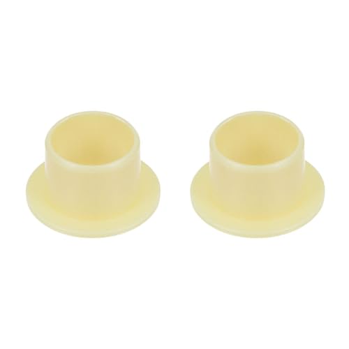 Tool Parts and Accessories Flanged Sleeve Bearings 12mmx14mmx11mm POM Wrapped Oilless Bushings Yellow 2pcs (#CN-140824-04645)
