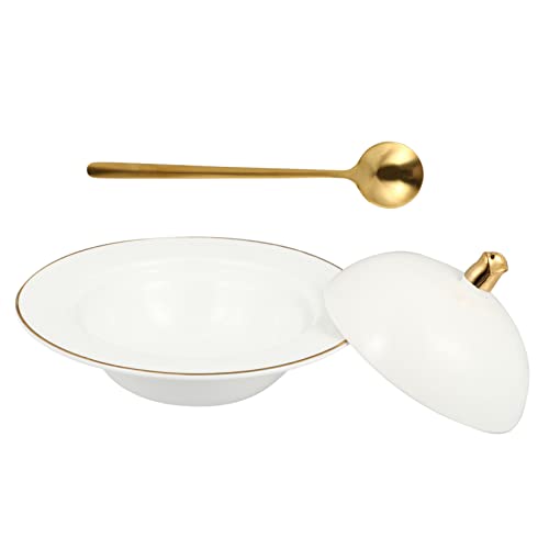 UPKOCH Tigela+esmaltada Pratos Rasos 1Pc Pratos Pequeno Tigela De Cozinha Tampa De Pimentão Francês