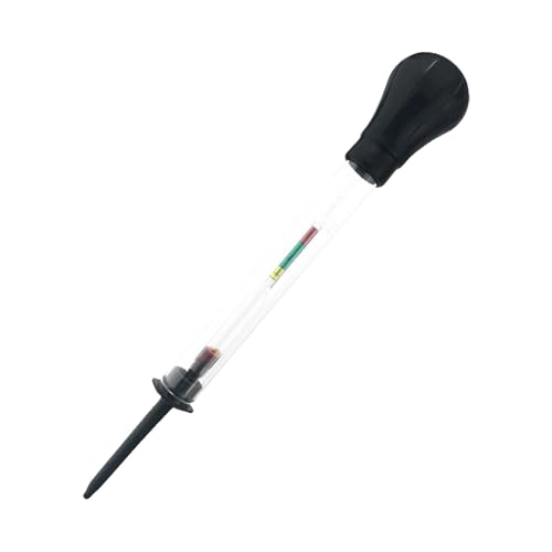 Probador de refrigerante anticongelante – Comprobador de hidrómetro de batería de coche – Densímetro de batería de coche – Densiómetro anticongelante instantáneo para baterías de coche