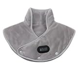 Kabelloses Heizkissen für Nacken Schulter - 3 Temperaturstufen, 3 Vibrationsstufen, 3 Timer,...