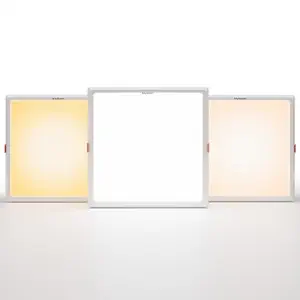 Murphy 15W Trimless 3-in-1 Square LED Panel Ceiling Color Changing Light (Cool White/Warm White/Natural White, Pack of 4)