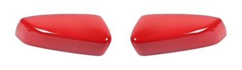 Tapas Espejo Coche Para M&ustang 2009 2010 2011 2012 2013 Cubierta Del Espejo Retrovisor Lateral Del Coche Carcasa Embellecedora Tapa Del Retrovisor Exterior(Red 2Pieces)