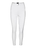 Vero Moda Women's VMSOPHIA HW Skinny J SOF VI403 GA Petite Jeans, Bright White, M/P/28