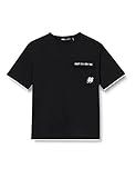 Koton Camiseta con Bolsillo de Corte Amplio, Negro (999), M para Hombre