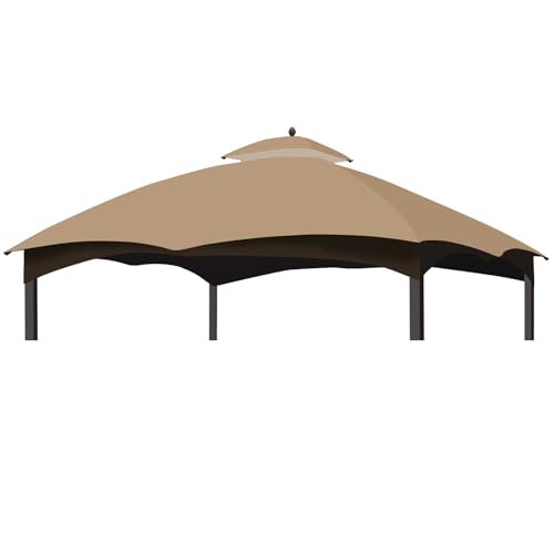 10x12 Gazebo Replacement Canopy Top with Air Vent for Lowes Allen Roth 10x12 Gazebo Heavy Duty
