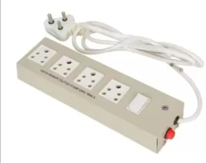 BAHUL 1+4 Strip 4 m Long Wire 4 Socket Extension Boards (Grey, 4 m)-image-38