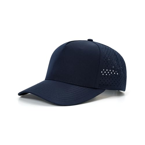 Image of Men Quick Dry Water Resistant Mesh Snapback Baseball Cap Adjustable Hat 22 inch-23.6 inch(56-60cm) for Golf Running Workout