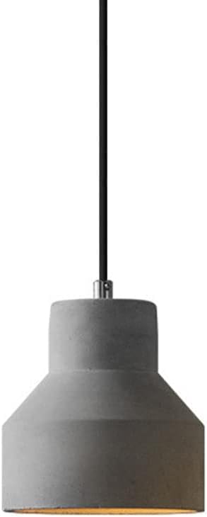 Suspension en ciment gris style rétro industriel luminaire béton Modèle A