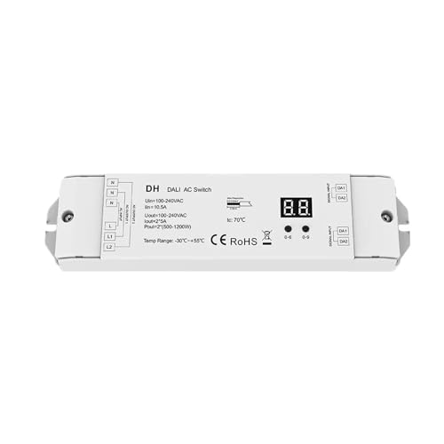 Commutateur DALI AC 2CH convertit vos lampes halogènes en éclairage connecté