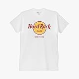 Hard Rock Cafe New York T-Shirt Unisex Medium White, 100% Cotton, Lightweight Short Sleeve Souvenir Gift Tee