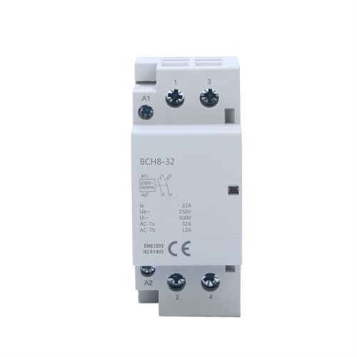 Contactor de CA 32A 2P carril DIN modular BCH8-32A-2NC 220V 2