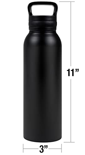 Power Rangers: Dino Fury OFFICIAL Group Stack 24 oz Insulated Canteen Water Bottle, Leak Resistant, Vacuum Insulated Stainless Steel with Loop Cap