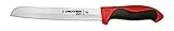 Dexter 8' Scalloped Bread Knife, red Handle