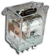 CIT Relay - UL Industrial Power - Ice Cube Style Relay - DPDT - Solder Lug with Flange - 24VAC - 1.2VA Coil - Standard Contacts - J1512CF24VAC1.2 (1 Item)