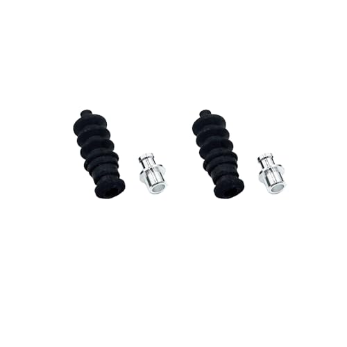 URIMPAVIDO 2PCS 37mm RC Boat Waterproof Push Rod Rubber Seal Bellow with Aluminium Mount for RC Boat...