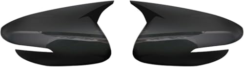 Couvercle de rétroviseur pour Kia Forte K3 2013-2018 en noir brillant