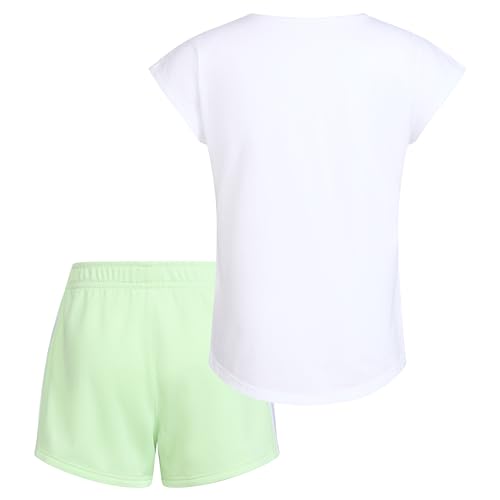 Image of adidas girls Graphic Tee & Gym Shorts T-shirt Set
