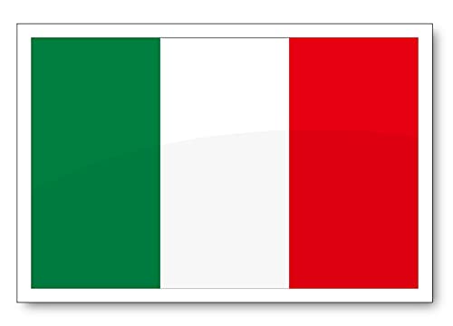 わーるどくらふと イタリア国旗ステッカー (SSサイズ マグネット仕様(磁石タイプ))
