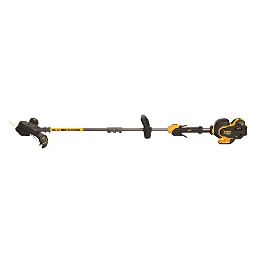 DEWALT FLEXVOLT 60V MAX* String Trimmer, Brushless, Two Speed, 15-Inch, 3-Ah Battery (DCST970X1)