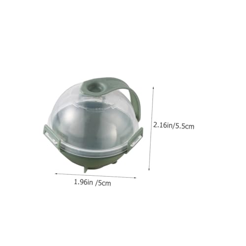 Molde de plástico para hielo en esfera 12 pcs verde miniatura 2