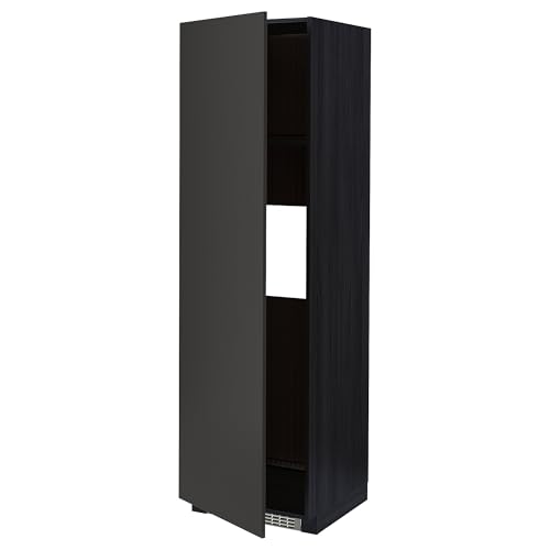 ProTuning METOD - Nevera o congelador de cabina alta con puerta, negro/Nickebo antracita mate, 60 x 60 x 200 cm