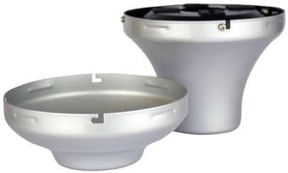 Fanimation Wet Rated Ceiling Fan Close to Ceiling Kit 8 Inch Wide with Silver Finish