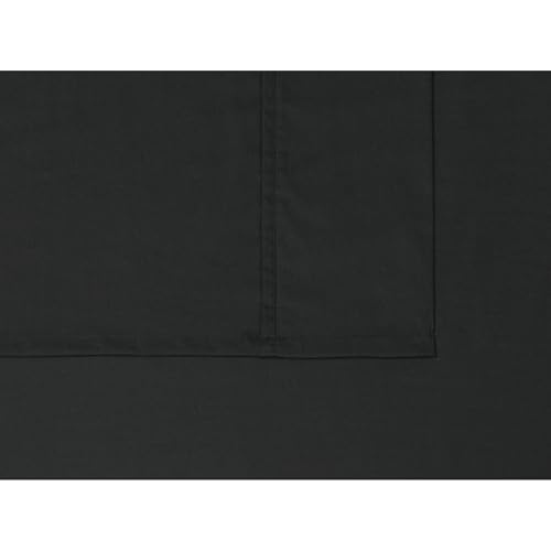 Image of CANNON Solid Percale Black 5 Piece Split King Sheet Set