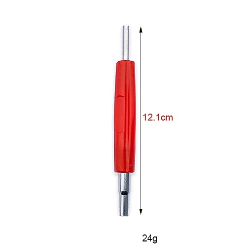 Image of 5 Pack Valve Core Remover 2in1 Dual Head Drive Tire Valve Stem Core Removal Tool for HAVC Tyre Repair Install Car Motorcycle Truck Bicycle Air Conditioner Schrader R22 R12 R410A A /C Installer
